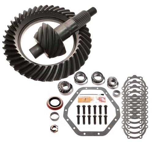 4.56 RING AND PINION & MASTER INSTALL KITCOMPATIBLE WITH - COMPATIBLE WITH GM 14 BOLT 10.5 - THICK