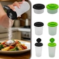 thumbnail image 3 of 1 Pcs Salt Shakers,Plastic Condiment Bottles,Transparent Plastic Airtight Salt Shaker with Cover Lids,Plastic Airtight Dispenser,Travel Pepper Shakers for Camping Picnic Outdoors Kitchen,Z_Green L, 3 of 8