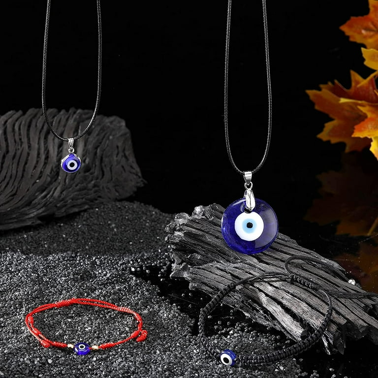 Handmade evil eye necklace deals