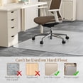thumbnail image 3 of Office chair cushions for carpets, transparent thick rolled computer chair cushions for low plush carpets in homes and offices. Different specifications to choose from, 3 of 9