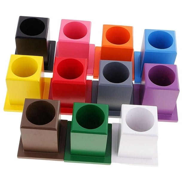 11 crayons de couleurs - Matériel Montessori