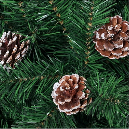 

Christmas Pineta natural color natural Christmas tree pendant accessories 6pcs