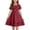 Red, variant on Summer Dresses for Girls Short Sleeve Girls Casual Dresses Smocked Embroidered Girls Beach Dress Girl Dresses Size 6-7 Years