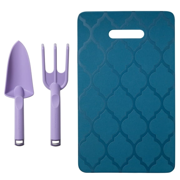 Fiskars Explore FiberComp 3 Piece Trowel, Cultivator, Kneeler