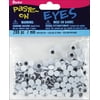 5107 DARICE EYES PASTE ON MOVEABLE 7MM BLACK 286PC