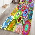 thumbnail image 4 of Indoor Long Hallway Runner Rug Door Mat Non Slip 3D Print Flannel Bedroom Living Room Kitchen Area Mat, 4 of 9