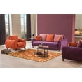 thumbnail image 2 of EORC IE31RD 6 x 9 ft. Modern Antique Red Hand Tufted Twisted Wool Rust Khyber Rug, 2 of 5