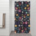 thumbnail image 2 of Pioneer Flower Floral Print Pattern Shower Curtain 36"x72" ,Bathroom Decorative Shower Curtains Set with 12 Hooks,Modern Waterproof Washable Shower Curtain, 2 of 6