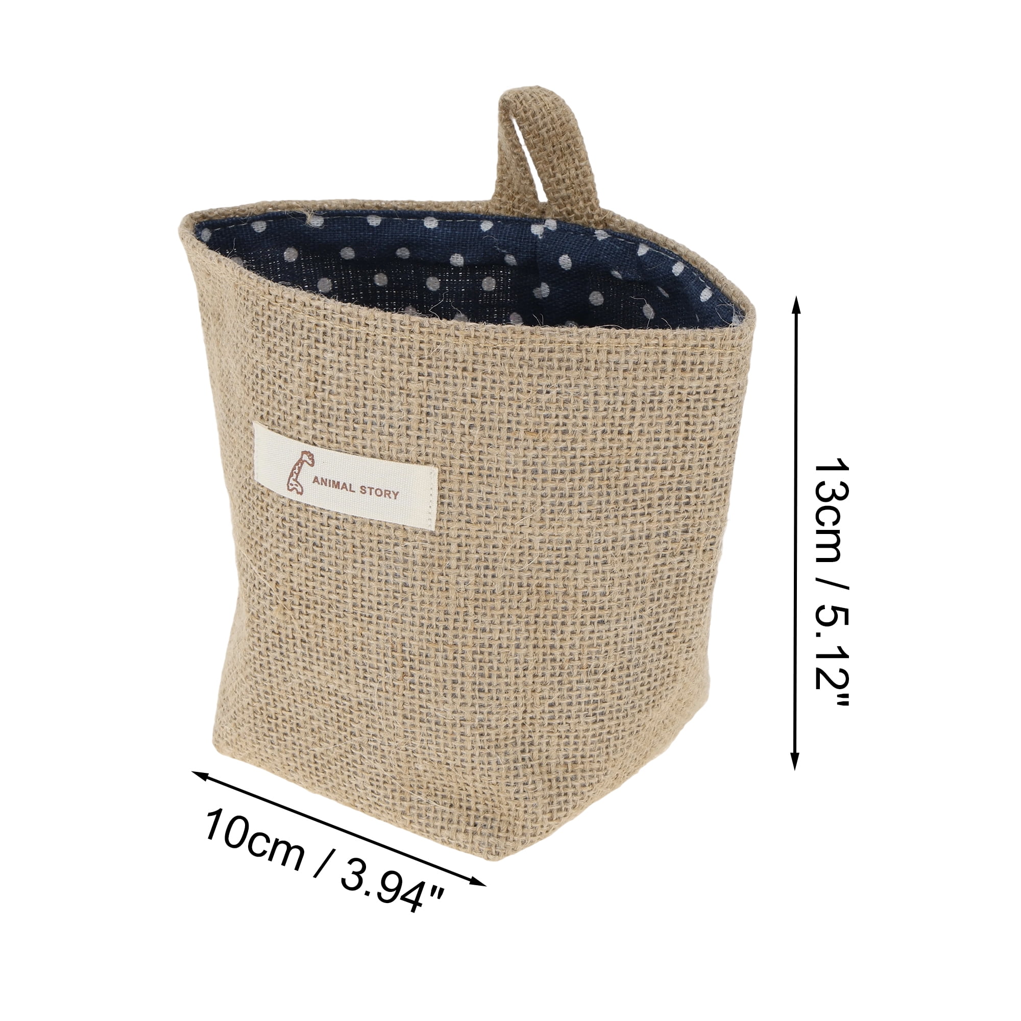Unique Bargains Simple Durable Hanging Storage Bags 1 Pc Yellow Brown, Dark Blue
