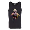 thumbnail image 2 of Wild Bobby Marilyn Monroe Watercolor Love Pop Culture Men Graphic Tank Top, Black, Small, 2 of 5