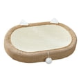 thumbnail image 3 of Rascador para gatos Almohadilla para rascar para gatos Sisal Cama resistente al desgaste Suministros para mascotas Sofá Tazón ovalado portátil Resto Gato medio sisal, 3 of 8