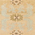 thumbnail image 1 of Ahgly Company Machine Washable Indoor Square Abstract Brown Gold Area Rugs, 5' Square, 1 of 7