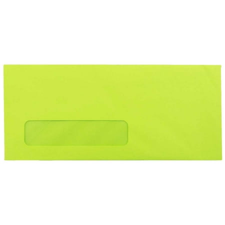 JAM Paper #10 Light Green Envelopes - Bulk 1000 Pack, 4 1/8 X 9 1/2 Inches, Professional Mailing Envelopes