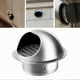 thumbnail image 2 of Durable Stainless Steel Wall Vent with Round Bull Nose Design for Home Office and Commercial Spaces, 2 of 5