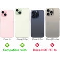 thumbnail image 3 of IPG ProLENS Diamond Frame Rhinestones Bling Camera Lens Protector for iPhone 15-15 Plus (Gold) Alumina Silicate Tempered Class, HD Clarity, Scratch-Resistant, Individual Lens Cover, 3 of 4