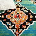 thumbnail image 6 of SAFAVIEH Vintage Hamadan Musa Medallion Runner Rug, Green/Black, 2'3" x 8', 6 of 8