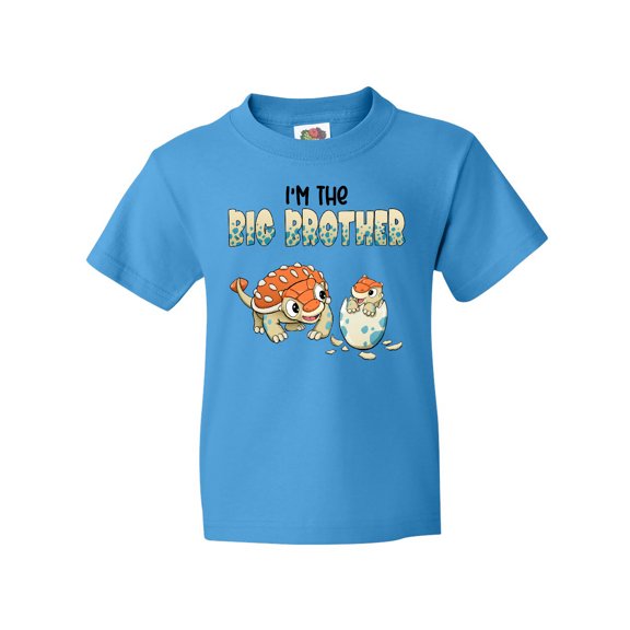 Inktastic I'm the Big Brother Ankylosaurus Bros Youth T-Shirt