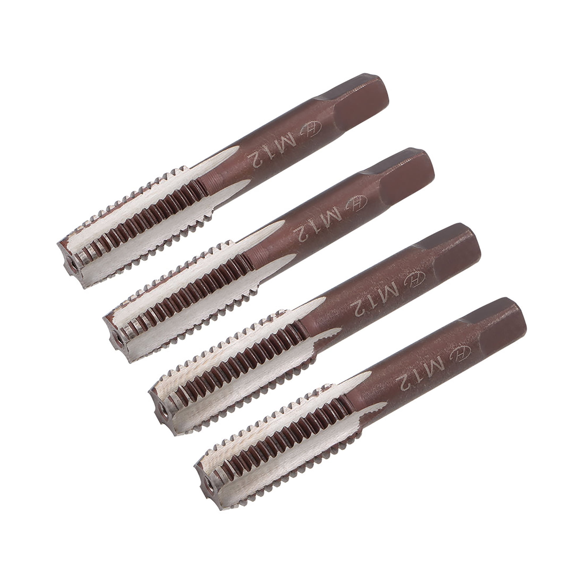 Metric Hand Tap M12 Thread 1.75 Pitch 4 Straight Flute H2 Alloy Tool