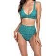 thumbnail image 1 of Traje de baño sexy para mujer Traje de baño de bikini con estampado de lunares Fridja  nalpqowj51375, 1 of 7