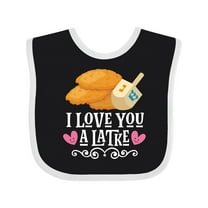 Inktastic Hanukkah Funny Latke Girls Baby Bib