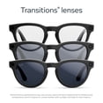 thumbnail image 6 of Ray-Ban Meta (Gen 2), Headliner Low Bridge Fit, Shiny Black, Transitions® Sapphire Lenses, 6 of 8