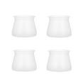 thumbnail image 1 of Chair Leg Floor Protectors Silicone Material Elastic Easy Cleaning Closed Design Chair Leg CoversRound Transparent, 1 of 4
