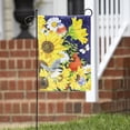 thumbnail image 2 of Evergreen Suede Textured Garden Flag - Sunflower Glory, 12.5 x 18 inch Double Sided, 2 of 2