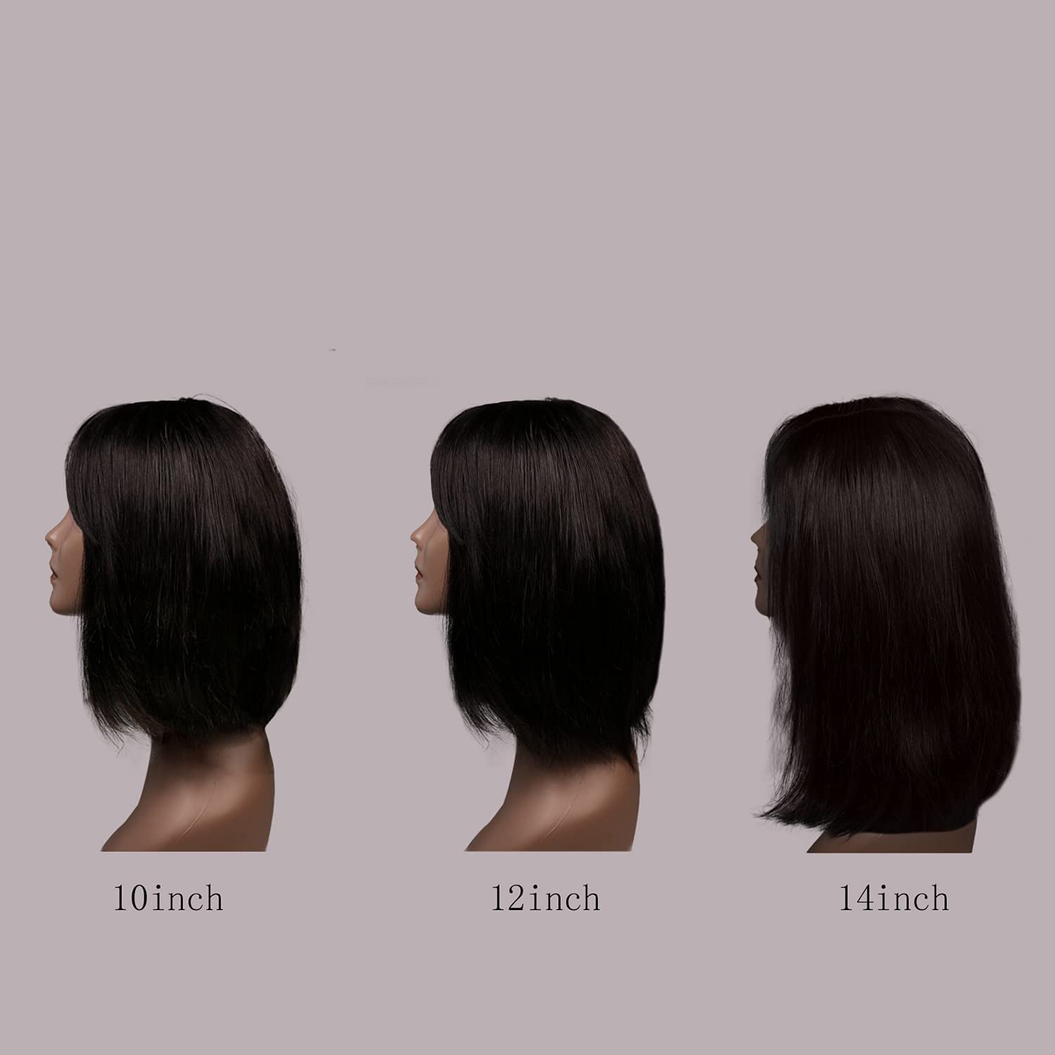 Bob Wig Human Hair 4x4 HD Transparent Lace Front Wigs 180% Density Frontal Lace Wigs Human Hair 12 Inch
