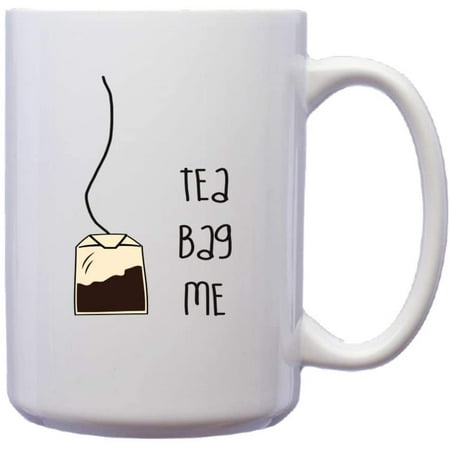 

Tea Bag Me Stronger in Hot Water Novelty Funny Ceramic Coffee Mug