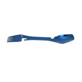 thumbnail image 4 of Spork Fork Spoon, Blue Multifunctional Spoon Bottle Opener Fine Exquisite Stainless Steel  For Camping For Picnic, 4 of 8