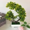 thumbnail image 5 of Artificial Flower Pine Plant Bonsai Garden DIY Holiday Party Home Desktop Decor, 5 of 7