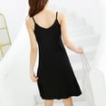 thumbnail image 5 of BUIGTTKLOP Nightgown for Women Sleeveless Spaghetti Strap Pajamas Dress V Neck Knee Length Nightshirts Soft Loungewear, 5 of 6