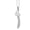Silver, variant on Trendy Customizable Swords Shape Necklace 304 Stainless Steel Jewelry Clavicle Chain Perfect For Him Her