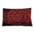 thumbnail image 1 of Ahgly Company Patterned Outdoor Rectangular Tomato Sauce Red Lumbar Throw Pillow, 13 inch by 19 inch, 1 of 5