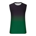 thumbnail image 5 of Nnhblu Tank Top Shirts for Men Round Neck Sleeveless Pullover Workout Tshirts Shirts for Men Graphic Green M, 5 of 5