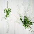 thumbnail image 4 of BalsaCircle 5 Bushes 44" White Hanging Artificial Wisteria Flowers Vine Garland, 4 of 6
