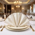 thumbnail image 5 of Unique Bargains 12Pcs Jacquard Washable Cloth Napkins White 18x18inch, 5 of 6