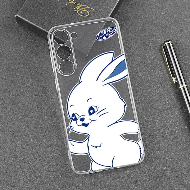 NewJeans-funda transparente para teléfono Samsung Galaxy S23, S21, S22 Pro Plus, S10, S20, Note 10, Ultra qiuyongming unisex