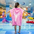 thumbnail image 3 of Wweixi Serviette à Capuche Rose Douce pour Enfants en Coton Absorbant, 3 of 6