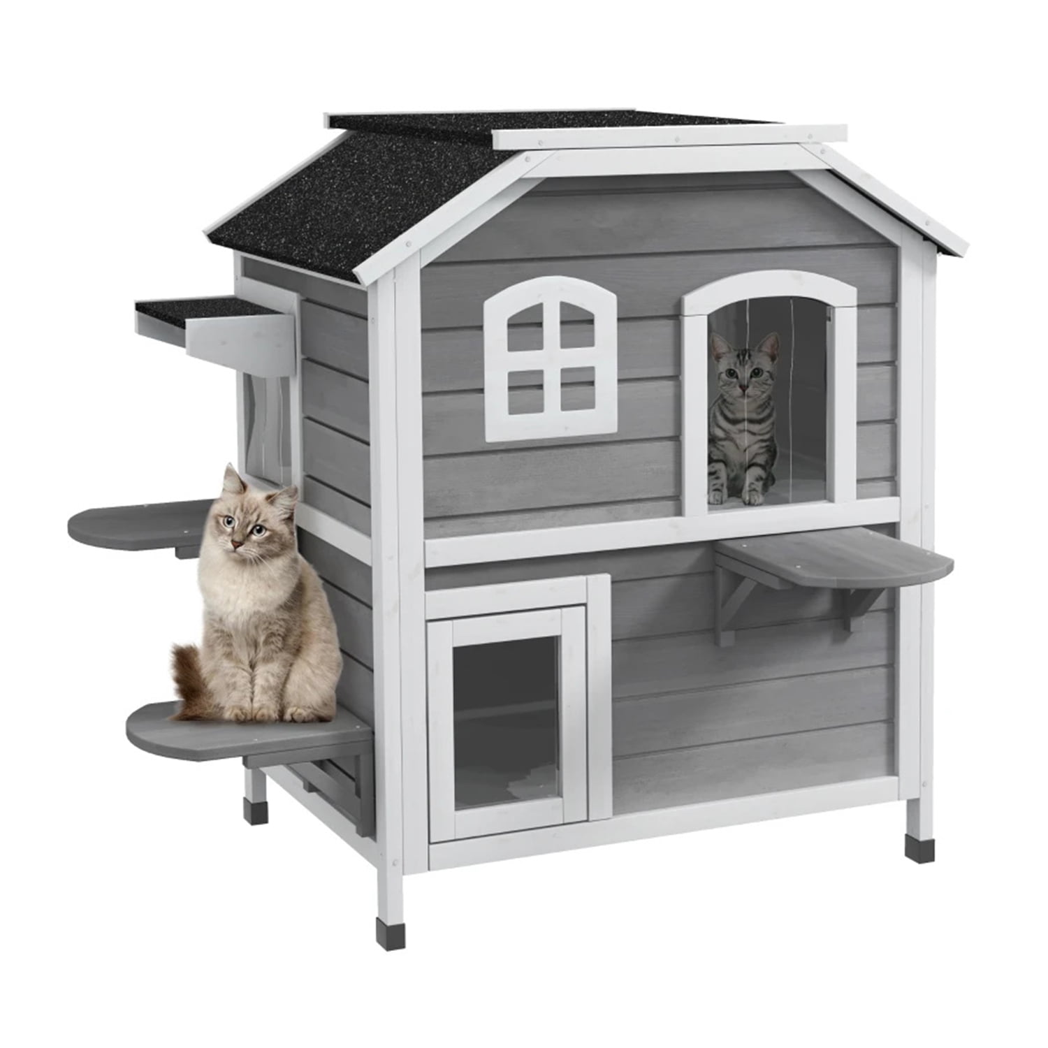 Kittywalk Large Portable Outdoor Cat Enclosure, Foldable Fence
