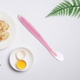 thumbnail image 3 of Baby Silicone Spoon Candy Color Temperature Sensing Spoon Children Soft Spoons Food Feeder Appliance Baby Feeding Tools 1/2/5pcs pink 1pcs, 3 of 9