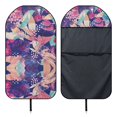 thumbnail image 6 of Uourmeti Watercolor Floral Car Seat Cover Towel, Microfiber Terry Cloth, Anti Slip Machine Washable for Cars, Vans and SUVs, 6 of 7