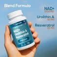 thumbnail image 4 of NAD Nicotinamide Riboside Resveratrol with Urolithin A 1500mg, Advance Support Supplement, 120 Capsules, Proudly USA Company, 4 of 6