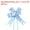 Light Blue, variant on Uxcell 13 Inch Pull Bows Ribbon Gift Wrapping String Rose Pattern Decorative Bow Tie White 200 Pack