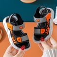 thumbnail image 4 of asdoklhq Boy's Shoes,Toddler Baby Boys Flame Pattern Casual Breathable Kids Cool Non-slip Sandals, 4 of 5