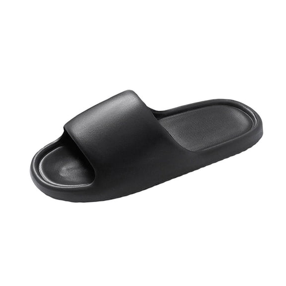 QQAMB Plain Cloud Slide Sandals for Women Men:Lightweight Comfy Recovery Pillow Slippers Soft Summer Beach Shoes with Low Arch Support