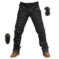 thumbnail image 4 of 2019 Men Motorcycle Riding Jeans Armor Racing Cycling Pants with Upgrade Knee Hip Protector Pads (Black, XXXL=38), 4 of 4