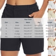 thumbnail image 4 of Womens Cargo Athletic Shorts Womens Zip Pocket Lightweight Hiking And Jogging Work Pants, 4 of 10