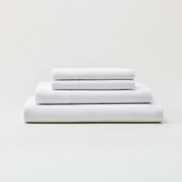 Pure Organic Sheet Set – Luxury 100% Organic Cotton – 1 Flat Sheet, 1 Fitted Sheet and 2 Pillowcases. Chemical Free, Breathable and Good for The Skin (King, White)