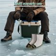 thumbnail image 4 of par de botas de nieve de invierno para hombre, impermeables, aislantes, cálidas, para pesca, senderismo al aire libre, con forro acogedor para protección y comodidad contra el frío., 4 of 7